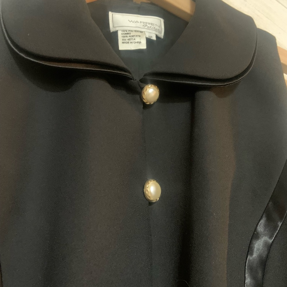 Vintage Warren Petites Collar Top - Picture 4 of 8